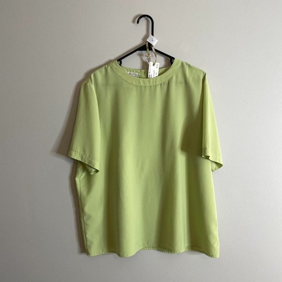 Vintage 80’s Button Back Tee, by Worthington, Size XL - Picture 2 of 3